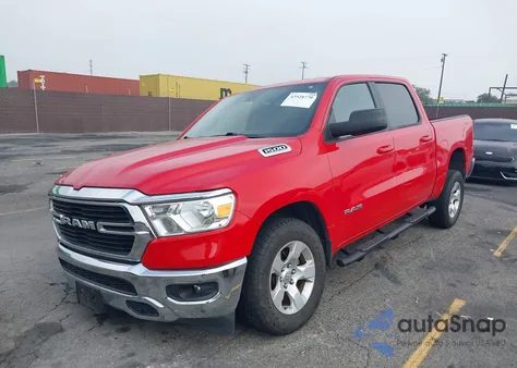 2021 Ram 1500 Big Horn 4X2 5'7 Box from USA, damaged, VIN 1C6RREFGXMN544827